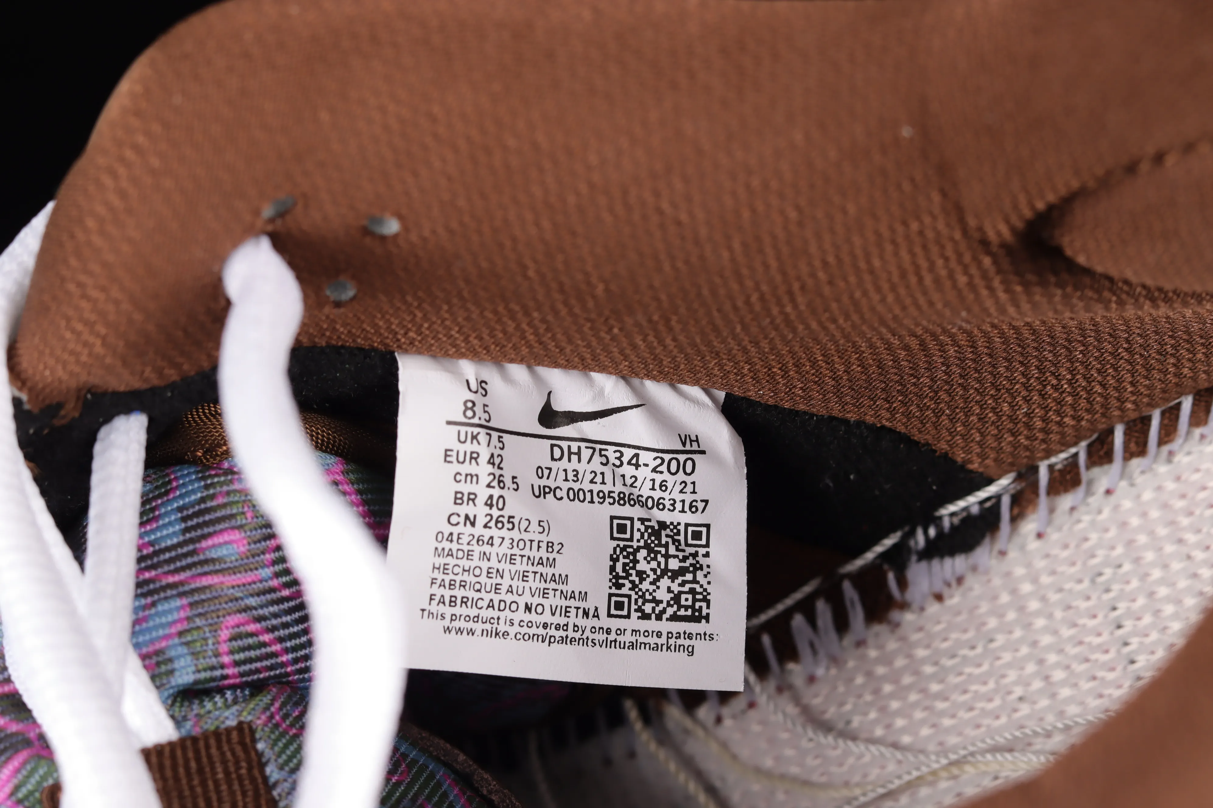All categories Nk SB Dunk series Nk SB Dunk Low low-top sneakers F version Nk SB Dunk Low "Paisley" new cashew flower SB low-top sports and leisure sneakers DH7534-200